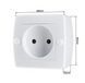 Розетка 1-а без заземлення, Mono Electric, OCTANS IP 20 (білий) 104-010106-116 фото 2