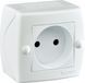 Розетка 1-а без заземлення, Mono Electric, OCTANS IP 20 (білий) 104-010106-116 фото 1