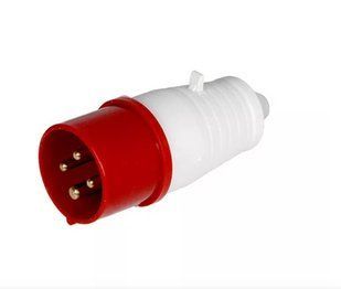 Силова вилка переносна e.plug.pro.4.32, 4п., 380В, 32А (024) p011005 фото