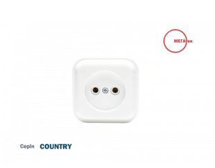 Розетка COUNTRY 1-а зовнішня МЕГАтек (МТС-0110-004) МТС-0110-004 фото