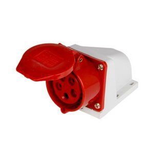 Розетка силова із заземленням E.NEXT (e.socket.pro.5.32) 3p+N+PE (125) червоний p012008 p012008 фото