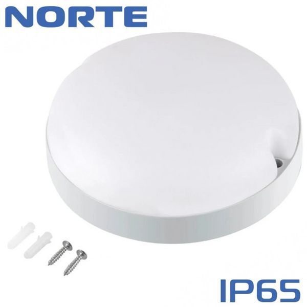 Светильник светодиодный 1-NСP-1402 12W 6500К круг IP65 TM NORTE 1-NCP-1402 фото