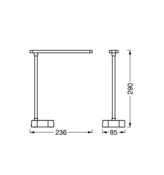 Настільна лампа LEDVANCE PANAN FOLD 5W 4000K (4058075747869) з акумулятором 4058075747869 фото