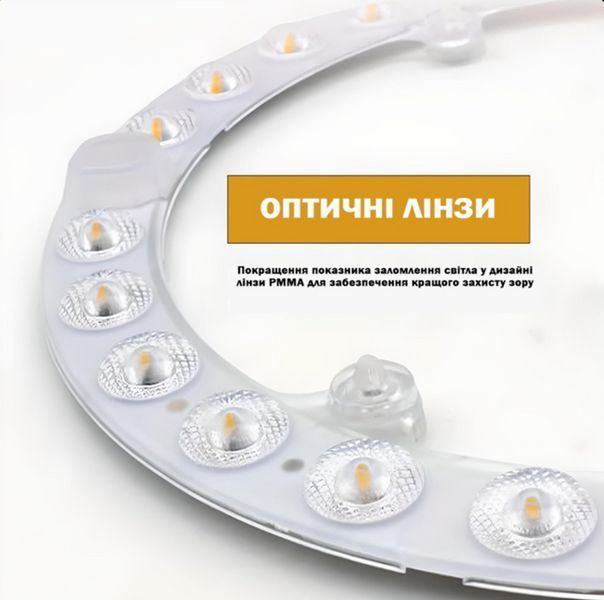 Світлодіодний модуль ETRON 1-EMP-280 72W Matrix 5000K IP20 коло 300 мм 1-EMP-280 фото
