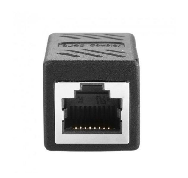 Подовжувач кабелю Ethernet, з'єднувач RJ45 cat 5 cat 6 cat6a, роз'єм подовжувача - з'єднувач Ethern НФ-00002490 фото