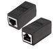 Подовжувач кабелю Ethernet, з'єднувач RJ45 cat 5 cat 6 cat6a, роз'єм подовжувача - з'єднувач Ethern НФ-00002490 фото 1